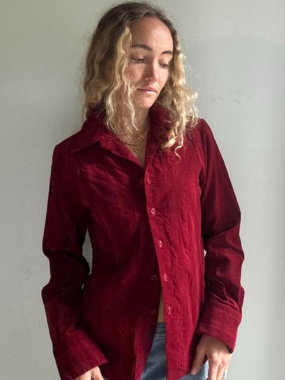 Women's Corduroy Button Down